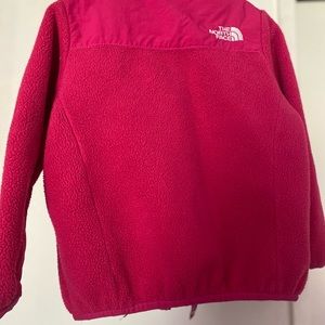 The North Face pink jacket